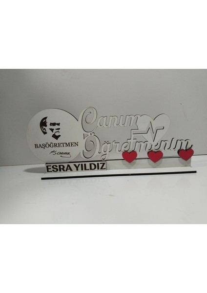 Öğretmenler Günü Için Tasarım Masa Isimliği Kişiye Özel fiyatları