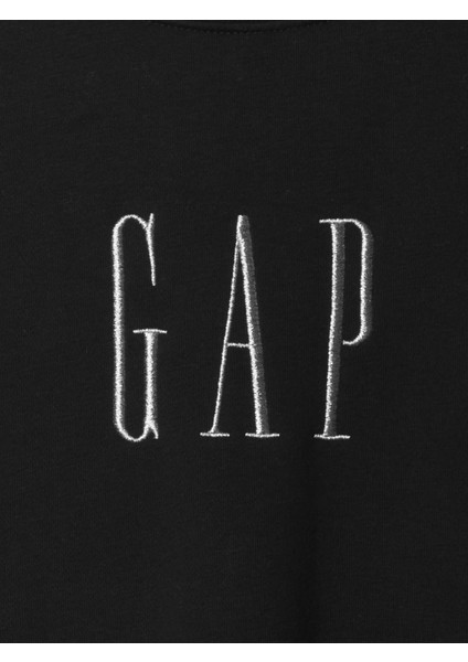 Kadın Siyah Gap Logo Vintage Soft Raglan Sweatshirt modelleri