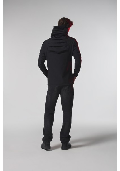 Siyah,şardonlu,kapüşonlu Sabitlenen Boğazlı Erkek Üst fırsatları