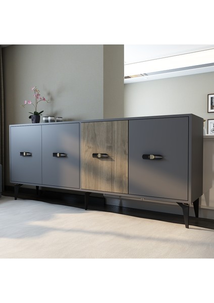 Cherryct 180 cm KONSOL(KX180) Antrasit-Ceviz