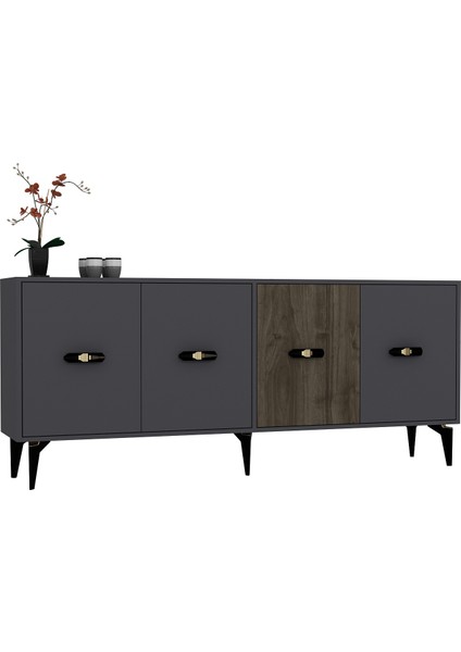 Cherryct 180 cm KONSOL(KX180) Antrasit-Ceviz