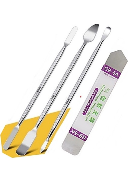 Notebook ve Tablet Sökmek Için Tamir Aparatı GB-5A 4 Metal Spatula
