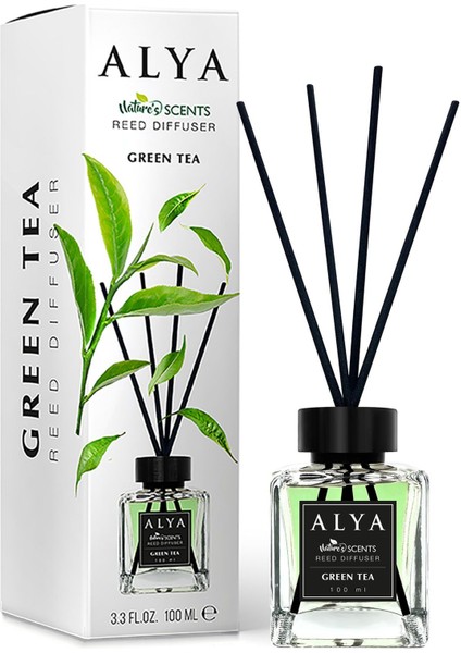 Nature\'s Scents Green Tea Bambu Çubuklu Oda Kokusu - Yeşilçay Kokusu