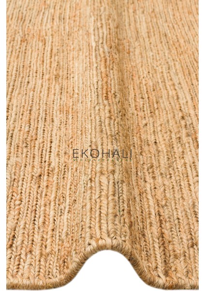 Soumak Koleksiyonu Örgülü Naturel Jut Halı Smk Plain Natural modelleri