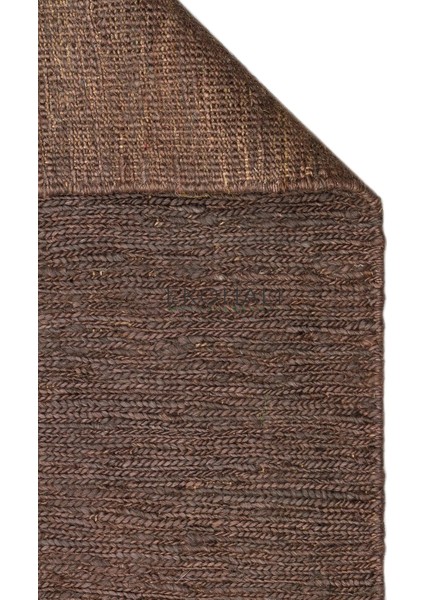 Soumak Koleksiyonu Örgülü Naturel Jut Halı Smk Plain Brown fiyatları