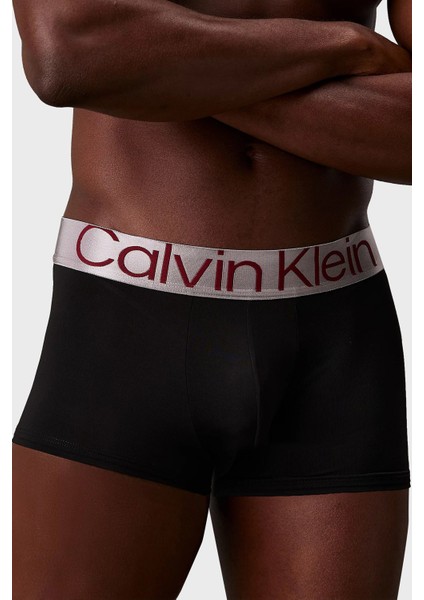 Logolu Eslastik Bel Bantlı Düşük Bel 3 Pack Boxer 000NB3074AQ09 Erkek Boxer 000NB3074A Q09
