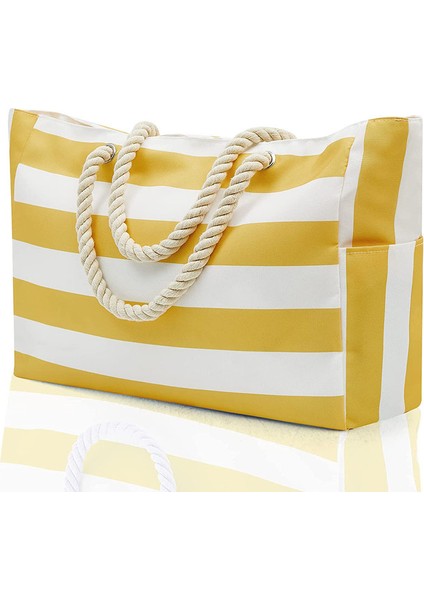 Büyük Dış Mekan Çizgili Saklama Çantası (Yurt Dışından)