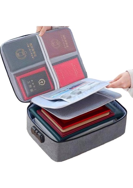 Büyük Kapasiteli Çok Katmanlı Kimlik Saklama Çantası (Yurt Dışından)