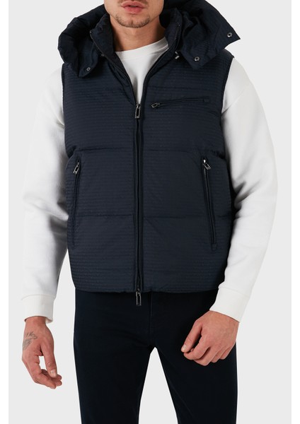 Jakarlı Regular Fit Çıkarılabilir Kapüşonlu Şişme Yelek Erkek Yelek 6D1B66 1nnxz 0920