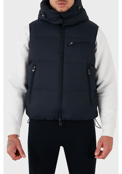 Jakarlı Regular Fit Çıkarılabilir Kapüşonlu Şişme Yelek Erkek Yelek 6D1B66 1nnxz 0920