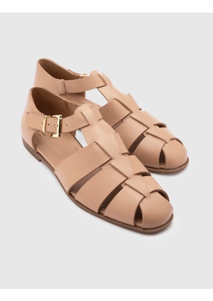 Tilcara Deri Kadın Vizon Sandalet fiyatları