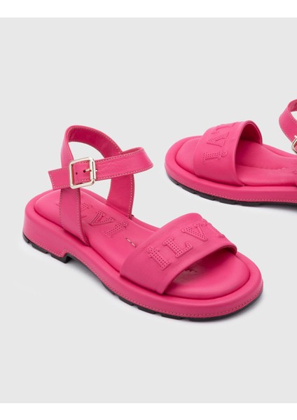 Greta Deri Kadın Pembe Sandalet