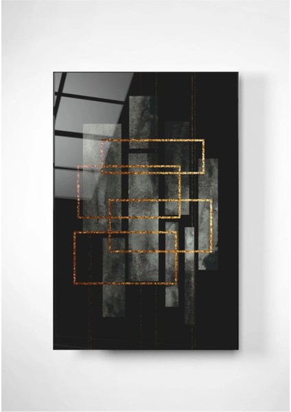 Teknoo- Digi-Art Gold & Black Cam Tablo 70X110