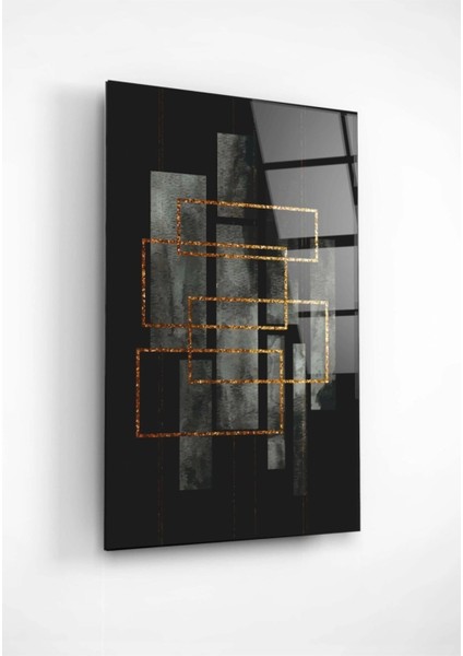 Teknoo- Digi-Art Gold & Black Cam Tablo 70X110