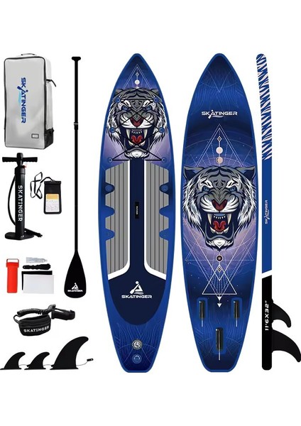 Tiger Sup Paddle Board 350X82X15CM Şişme Sörf Tahtası- Full Set