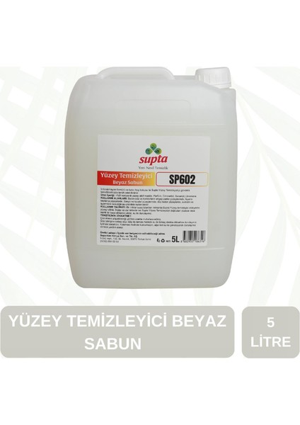 Yüzey Temizleyici Beyaz Sabun Kokulu 5 kg