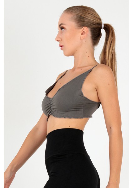 Büzgü Detay Ayarlanabilir Askılı Büstiyer modelleri