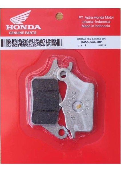 Honda Activa 125 Deluxe Ön Fren Balatası Yeni Kasa 2023 ve Sonrası Uygun