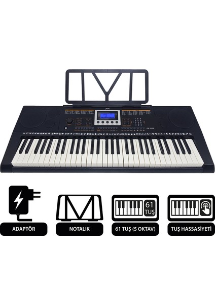 JTK-3350 61 Tuş Hassasiyetli 5 Oktav Org