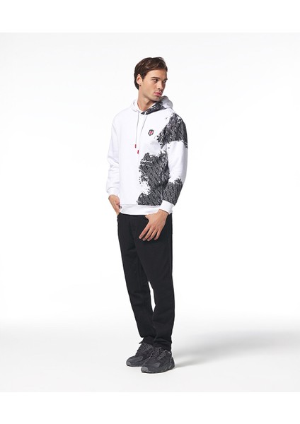 Beşiktaş Erkek Kapüşonlu Sweatshırt 7425277T3