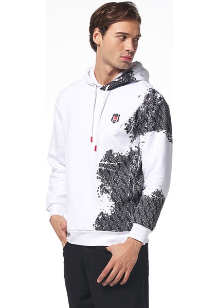 Beşiktaş Erkek Kapüşonlu Sweatshırt 7425277T3