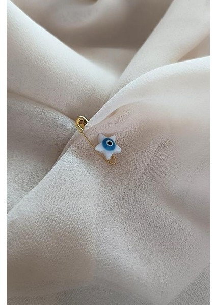 Nazar Boncuklu Sedef Maşallahlık Iğneli 10 Adet 1 cm Çeyiz Bohçası Iğnesi fiyatları