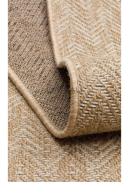 Ventura Koleksiyonu Örgülü Naturel Dekoratif Halı Vnt 02 Natural White indirimleri