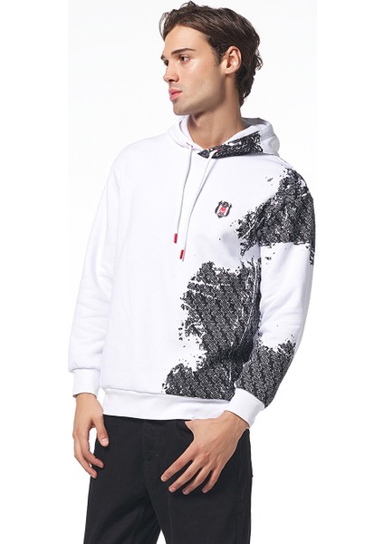 Beşiktaş Erkek Kapüşonlu Sweatshırt 7425277T3