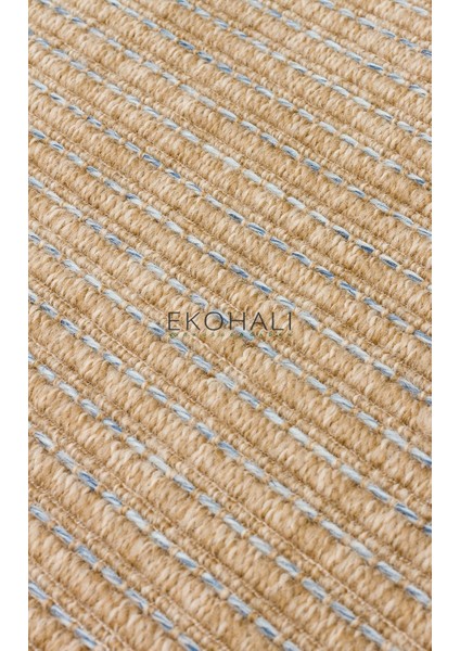 Ventura Koleksiyonu Örgülü Naturel Dekoratif Halı Vnt 01 Natural Blue fırsatları