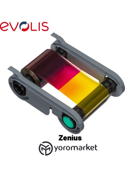 EVOLİS ZENİUS PLASTİK KART YAZICI (tek yüz baskı)