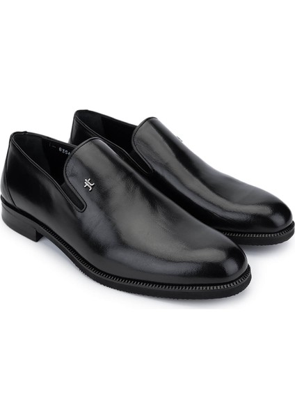 Erkek Deri Siyah Loafer Ayakkabı 1047 8356 Erk Ayk SK24-25 Sıyah Bfl fiyatları