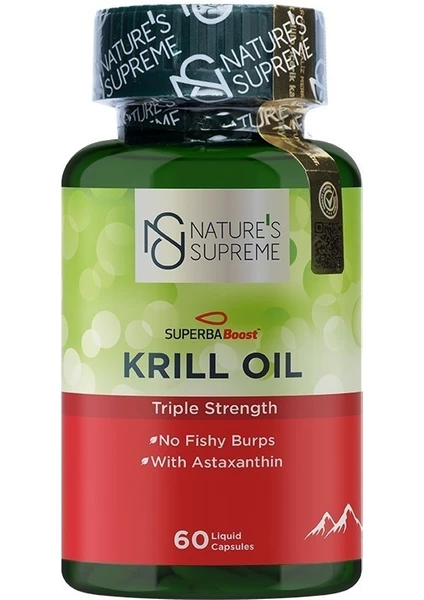 Nature's Supreme Krill Oil 60 Kapsül