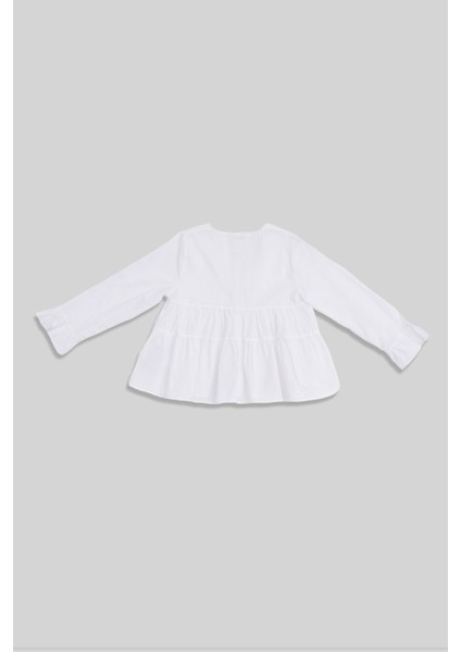 Lea Ekru Pamuklu Kız Çocuk Gömlek fiyatları