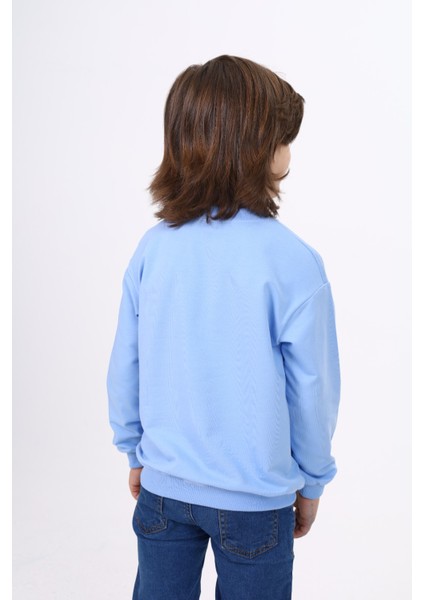 Erkek Çocuk Baskılı Sweatshirt