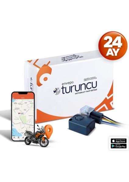 Motosiklet Takip Sistemi 24 Aylık + Sesli Alarm