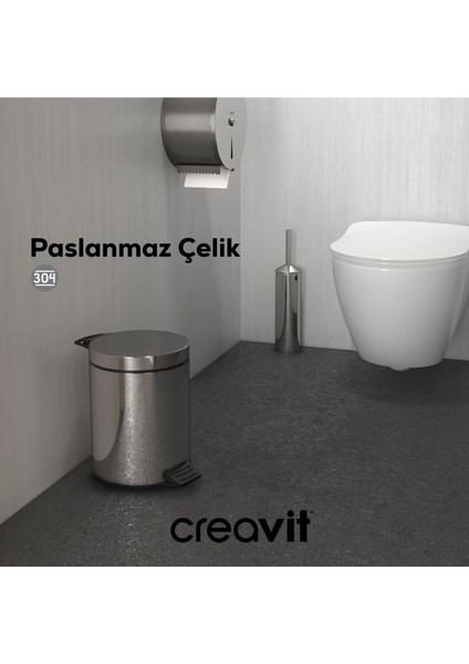 Çöp Kovası Pedallı 5lt