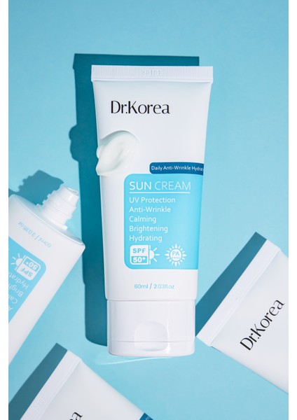 Daily Anti-Wrinkle Hydrating Sun Cream Yeni Nesil Filtreli Yüksek Korumalı Güneş Kremi 60ML