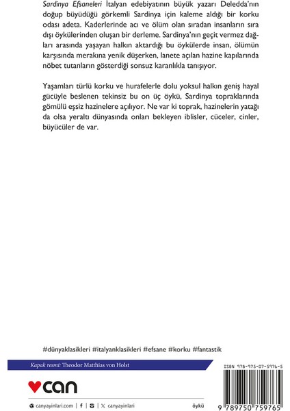 Sardinya Efsaneleri - Grazia Deledda modelleri