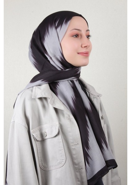 Soft Touch Şal 2779-10 Siyah-Gri modelleri