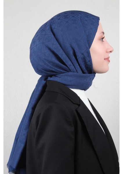 Pamuklu Şal 4106-21 Lacivert