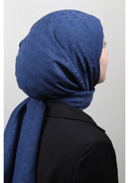 Pamuklu Şal 4106-21 Lacivert