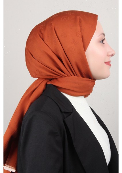 Pamuklu Şal 1030600-961 Kiremit