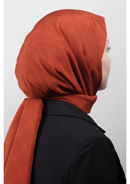 Monogram Icon Şal 4112-2 Kiremit modelleri