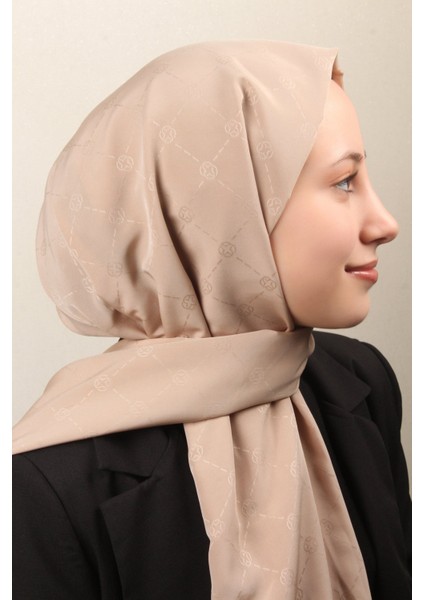 Monogram Icon Şal 4112-23 Bej