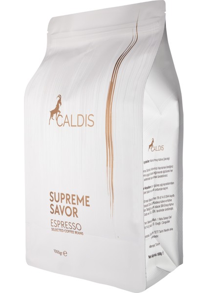 Supreme Savor™ 1000 gr Espresso %100 Arabica Çekirdek Kahve