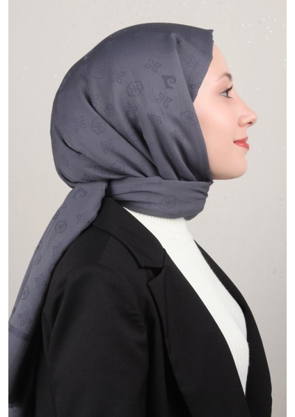 Pamuklu Şal 1030600-974 Koyu Buz Mavisi