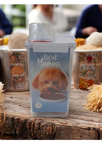 4lü Set - Contalı Erzak Saklama Kabı - Ölçekli Bakliyat Kabı Düzenleyici Kavanoz fiyatları