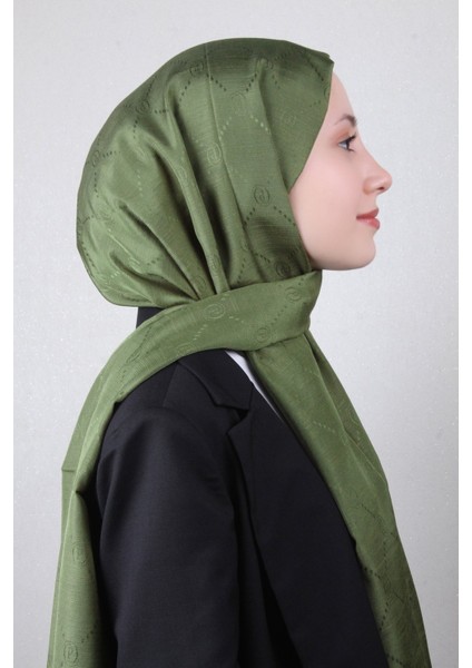 Monogram Şal 2889-21 Haki