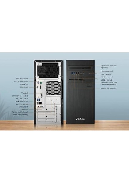 S500TE-5135000020 Core I5 13500-32GB RAM-512GB Nvme-Fdos