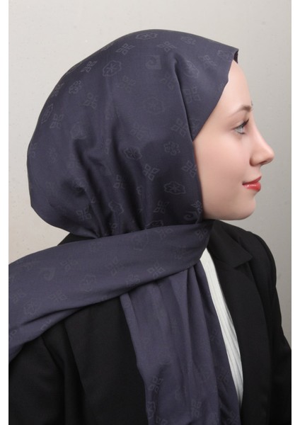 Pamuklu Şal 1030600-923 Metalik Mavi